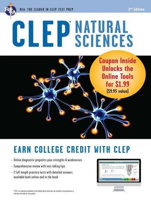 cover image of CLEP Natural Sciences w/ Online Practice Exams